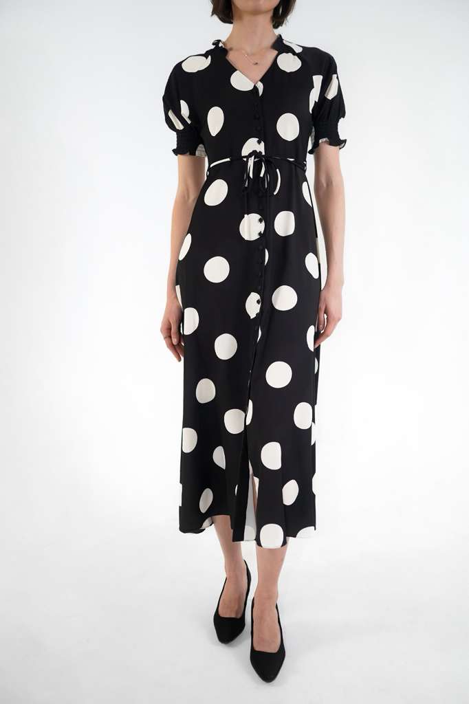 Desiré Button Front Dress Size up for loose fit